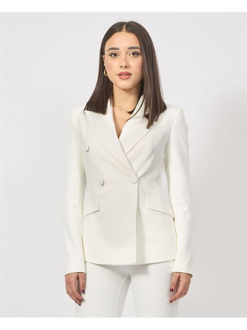 Fracomina slim fit double breasted blazer FRACOMINA | FR25SJ3007W42901108