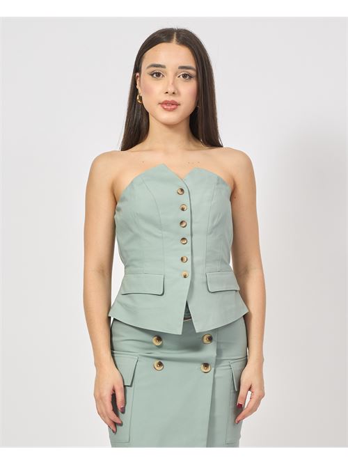 Fracomina tight bustier with buttons FRACOMINA | FR25SJ5005W76401247