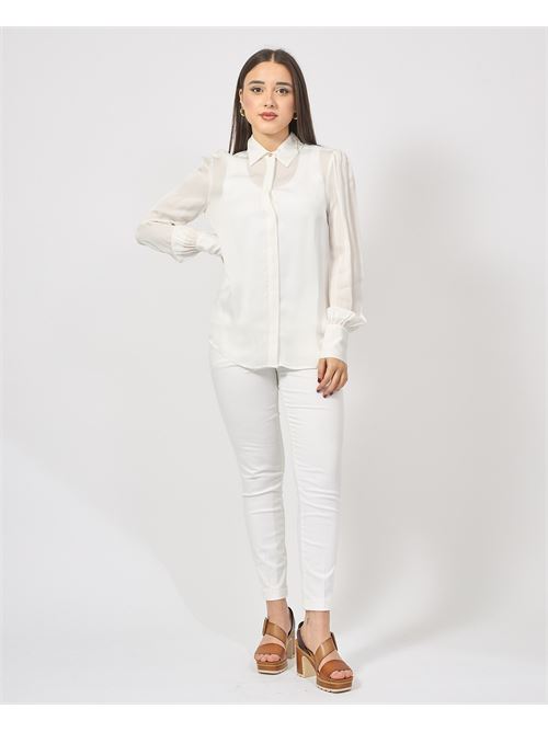 Camicia Fracomina regular fit con bottoni nascosti FRACOMINA | FR25ST6021W77401108