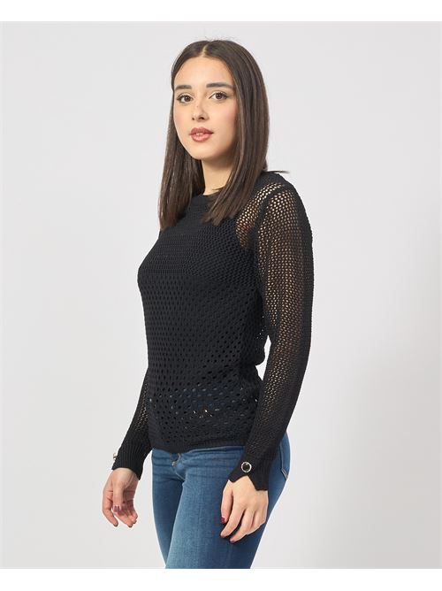 Fracomina regular fit perforated sweater FRACOMINA | FR25ST7027K41601053