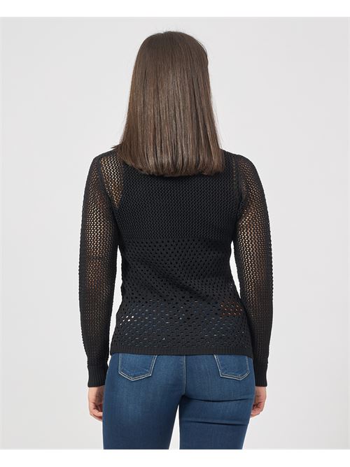 Fracomina regular fit perforated sweater FRACOMINA | FR25ST7027K41601053