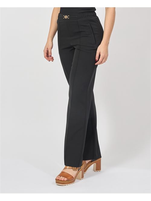 Pantalon bootcut Fracomina à taille élastique FRACOMINA | FR25SV2002W42901053