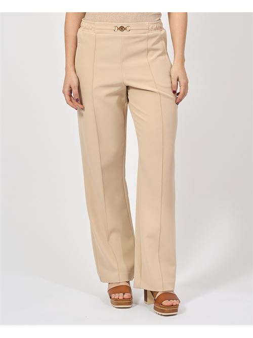 Fracomina bootcut trousers with elastic waist FRACOMINA | FR25SV2002W42901208