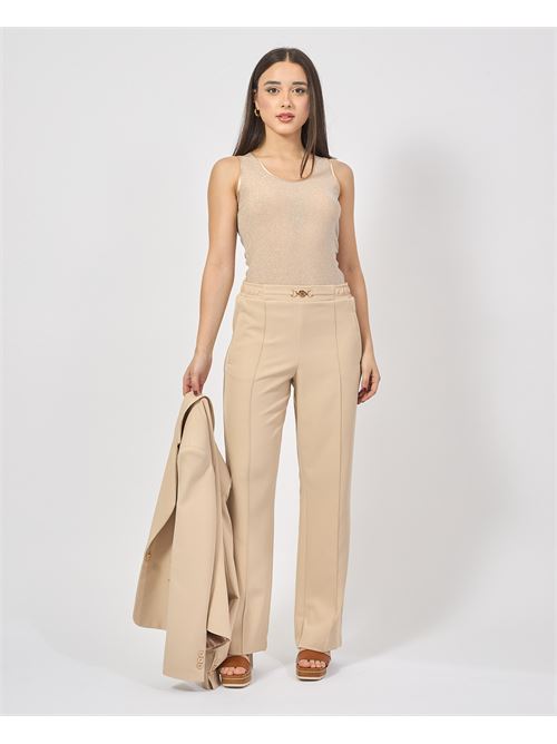 Fracomina bootcut trousers with elastic waist FRACOMINA | FR25SV2002W42901208