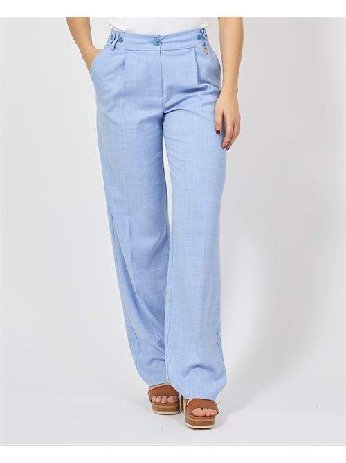 Fracomina high-waisted straight trousers FRACOMINA | FR25SV2003W76801T12