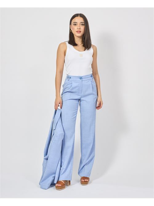 Fracomina high-waisted straight trousers FRACOMINA | FR25SV2003W76801T12