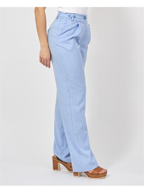 Fracomina high-waisted straight trousers FRACOMINA | FR25SV2003W76801T12