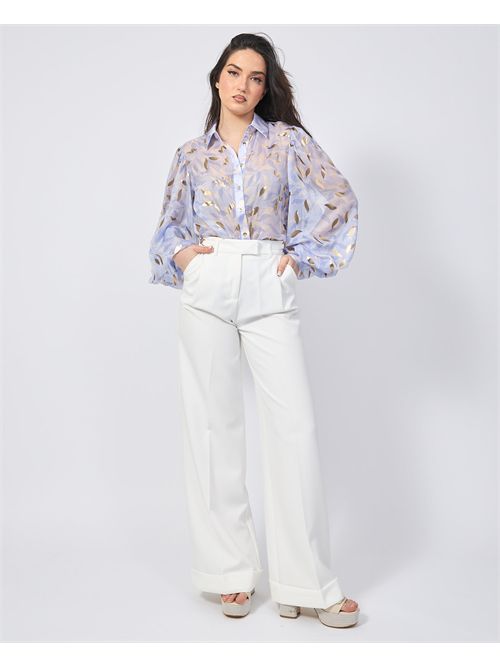 Pantalon palazzo Fracomina à taille haute FRACOMINA | FR25SV3007W42901108