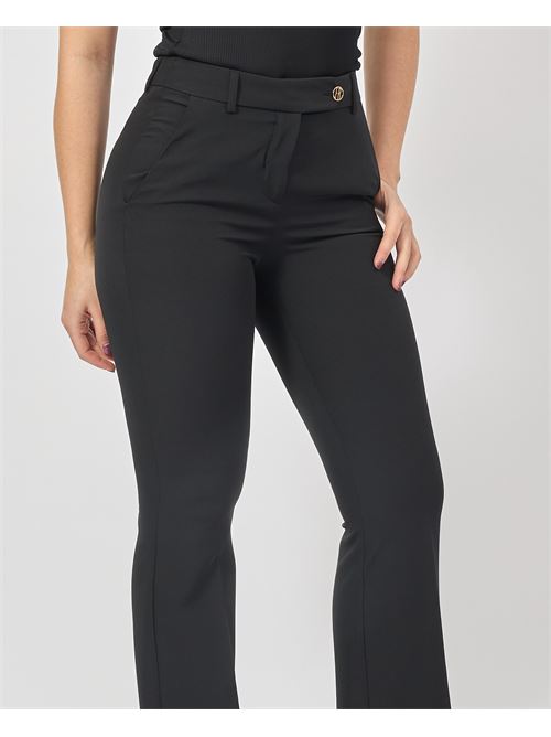 Fracomina regular waist bootcut trousers FRACOMINA | FR25SVA004W42901053