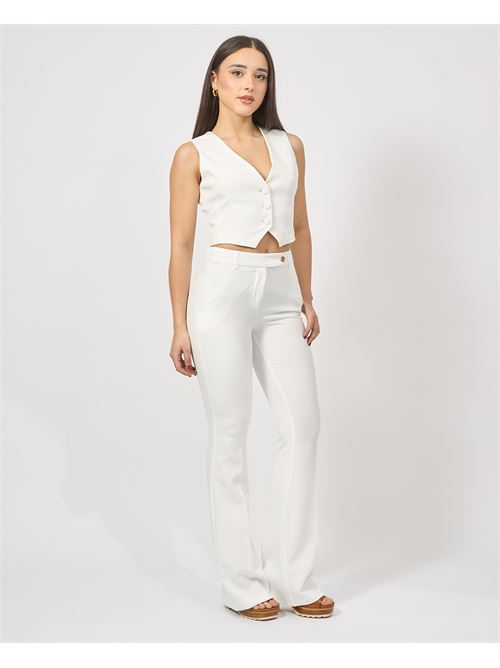 Fracomina bootcut trousers with regular waist FRACOMINA | FR25SVA004W42901108