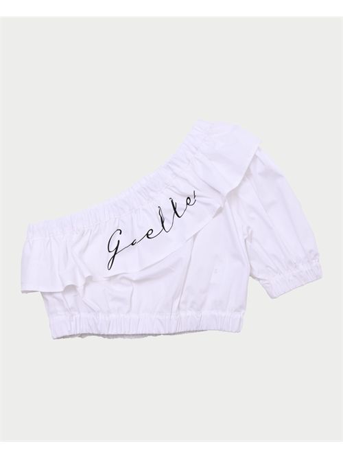 T-shirt bambina Gaelle monospalla GAELLE | 2746M00346WHITE