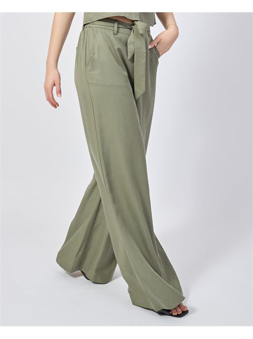 Gaudi women's wide trousers with belt GAUDI | 511BD250112526