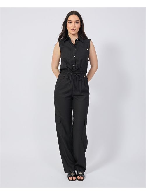 Gaudi women's cargo pants with drawstring GAUDI | 511BD250372001