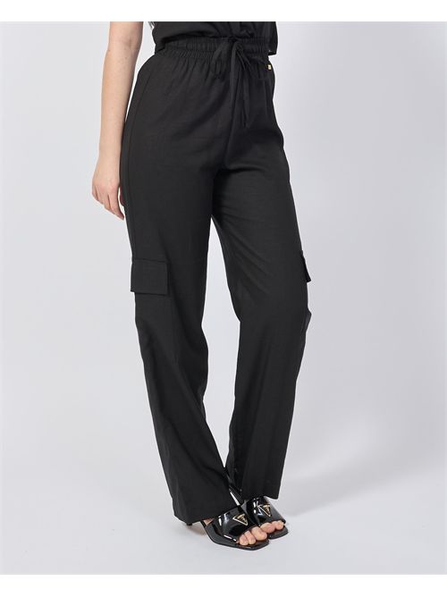 Gaudi women's cargo pants with drawstring GAUDI | 511BD250372001