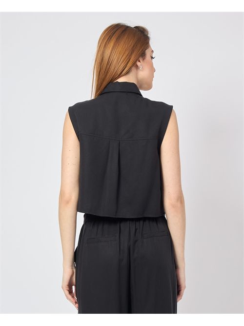 Gaudi women's sleeveless shirt with pockets GAUDI | 511BD450142001