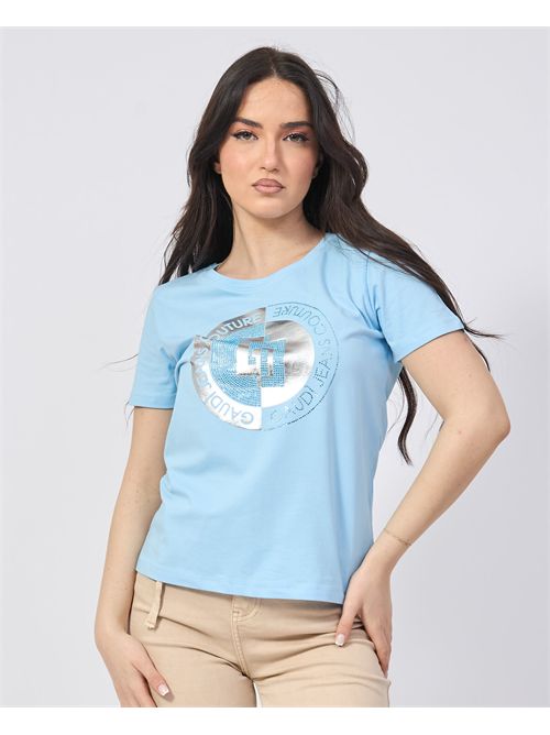 T-shirt donna Gaudi con stampa frontale GAUDI | 511BD640343956