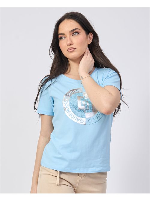 T-shirt donna Gaudi con stampa frontale GAUDI | 511BD640343956