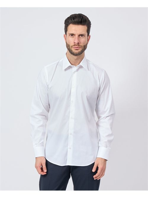 Camicia uomo Gazzarrini in cotone con bottoni GAZZARRINI | CC311GBIANCO