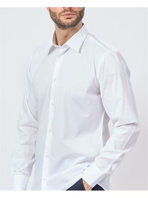 Gazzarrini men's cotton shirt with buttons GAZZARRINI | CC311GBIANCO