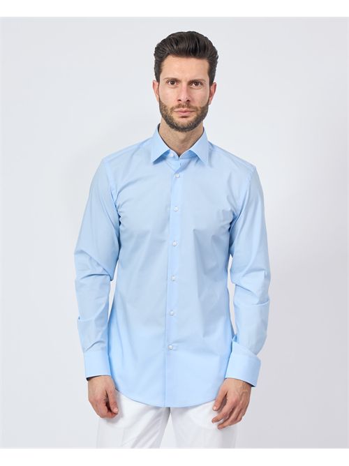 Gazzarrini men's cotton shirt with buttons GAZZARRINI | CC311GBLU