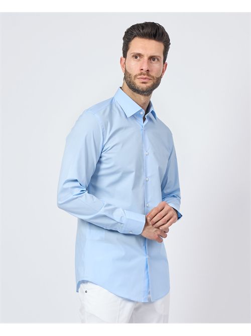 Gazzarrini men's cotton shirt with buttons GAZZARRINI | CC311GBLU