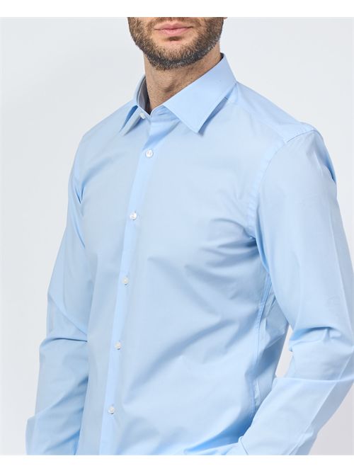 Gazzarrini men's cotton shirt with buttons GAZZARRINI | CC311GBLU