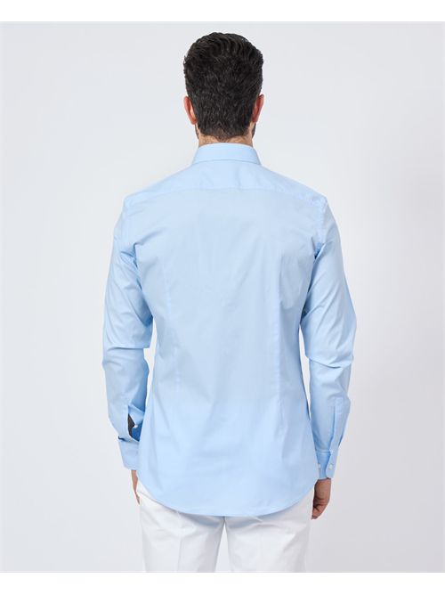 Chemise homme en coton à boutons Gazzarrini GAZZARRINI | CC311GBLU