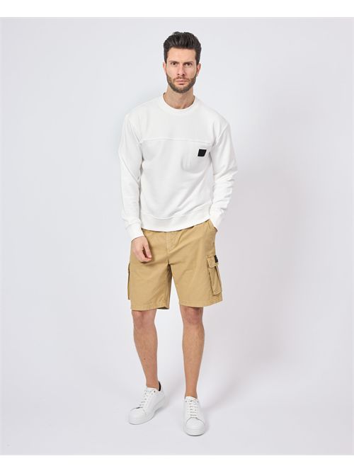 Gazzarrini white sweatshirt with chest pocket GAZZARRINI | FE107BIANCO