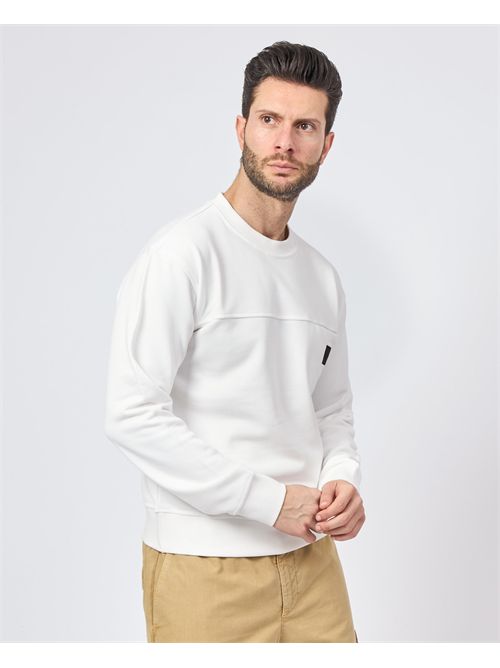 Gazzarrini white sweatshirt with chest pocket GAZZARRINI | FE107BIANCO