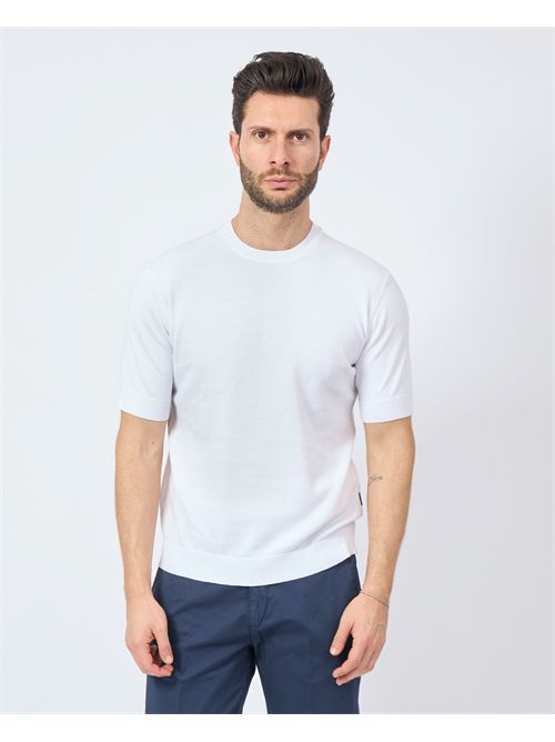 Gazzarrini white double cotton T-shirt GAZZARRINI | ME513BIANCO