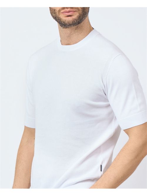 T-shirt blanc en coton double Gazzarrini GAZZARRINI | ME513BIANCO