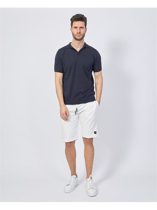 Polo Gazzarrini pour homme couleur unie GAZZARRINI | ME517BLU