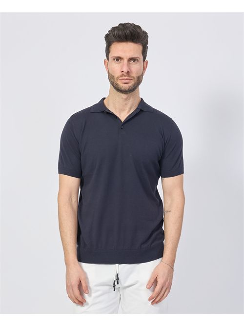 Polo Gazzarrini pour homme couleur unie GAZZARRINI | ME517BLU