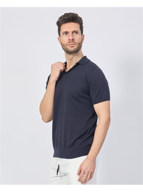 Polo Gazzarrini pour homme couleur unie GAZZARRINI | ME517BLU