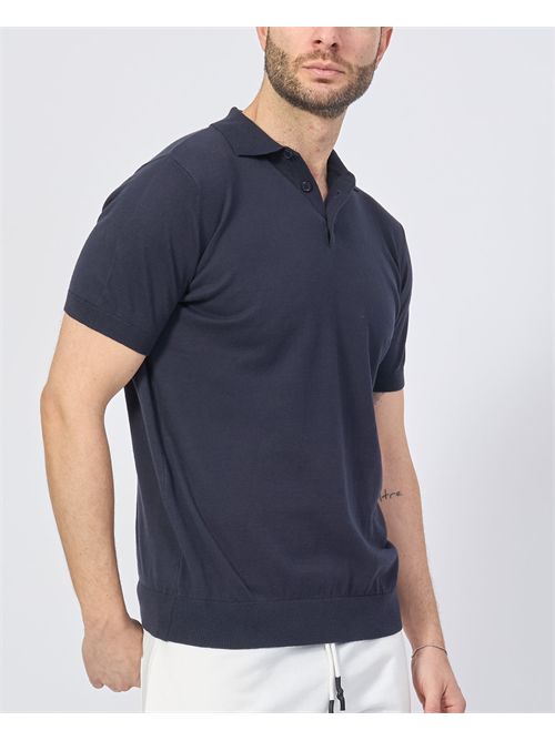 Polo Gazzarrini pour homme couleur unie GAZZARRINI | ME517BLU