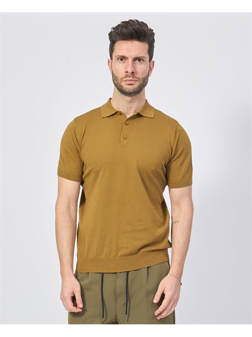 Gazzarrini men's polo shirt solid color GAZZARRINI | ME517KAKI