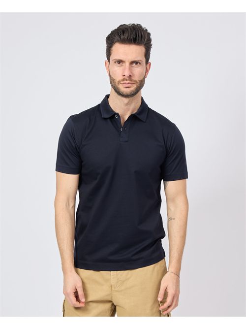 Polo blu Gazzarrini slim fit GAZZARRINI | PE34BLU