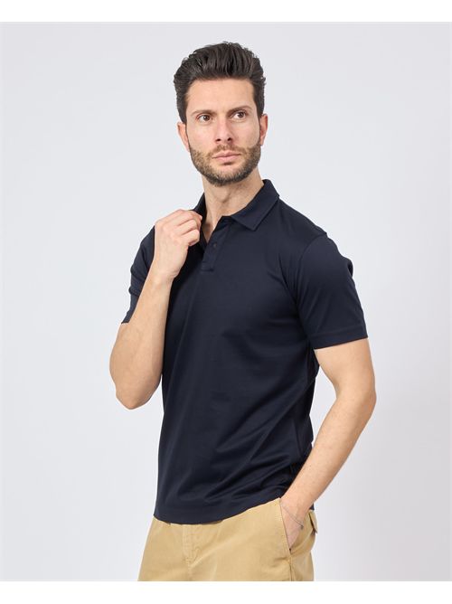 Polo bleu coupe slim Gazzarrini GAZZARRINI | PE34BLU