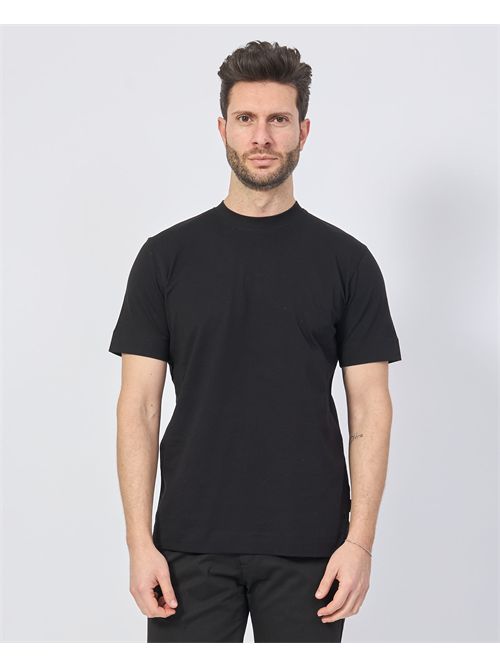 Gazzarrini basic crew neck men's t-shirt GAZZARRINI | TE205NERO