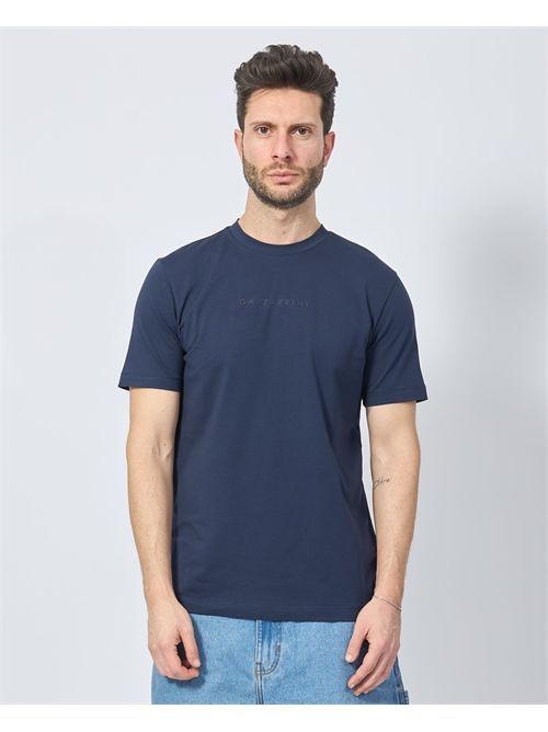 Gazzarrini Men's Crew Neck T-Shirt with Logo GAZZARRINI | TE207BLU