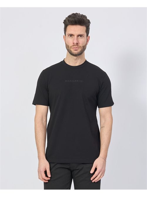 Gazzarrini Men's Crew Neck T-Shirt with Logo GAZZARRINI | TE207NERO