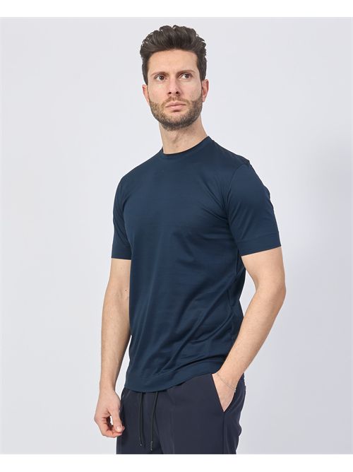 T-shirt uomo Gazzarrini basic filo di Scozia GAZZARRINI | TE210BLU