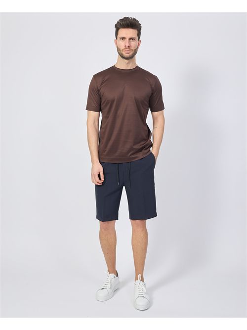 T-shirt uomo Gazzarrini basic filo di Scozia GAZZARRINI | TE210MORO