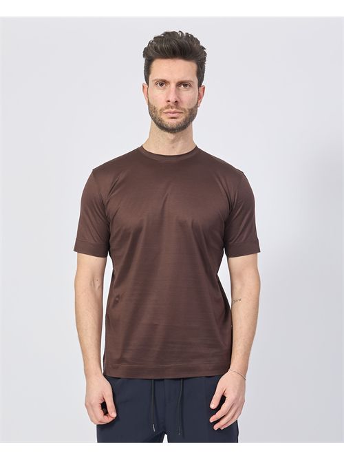 T-shirt uomo Gazzarrini basic filo di Scozia GAZZARRINI | TE210MORO