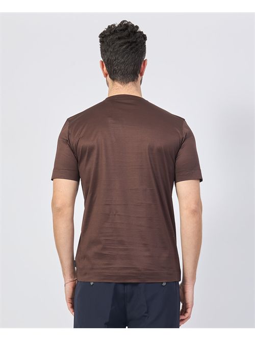 T-shirt uomo Gazzarrini basic filo di Scozia GAZZARRINI | TE210MORO