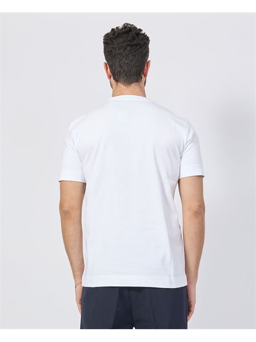 T-shirt Gazzarrini in cotone con tasca applicata GAZZARRINI | TE219BIANCO