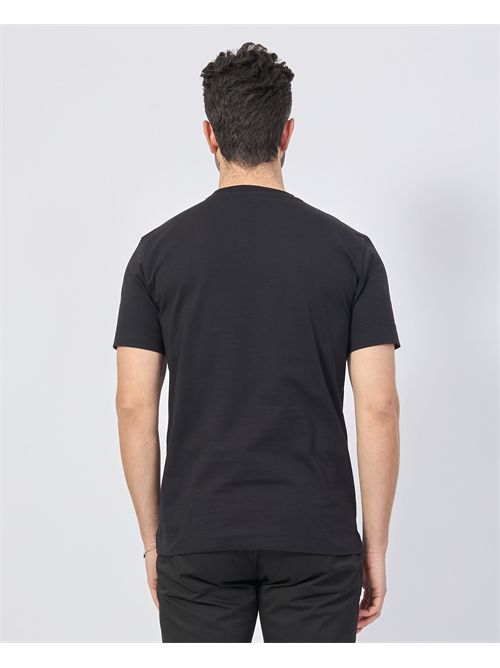 T-shirt en coton Gazzarrini avec poche plaquée GAZZARRINI | TE219NERO