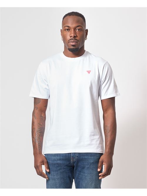 Guess T-shirt with triangle logo on the chest GUESS | F3GI00-K8HM0G011