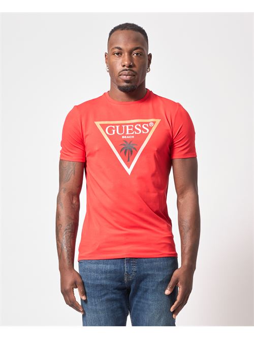 T-shirt girocollo Guess con logo triangolo GUESS | F5GI00-J1314G5Q4