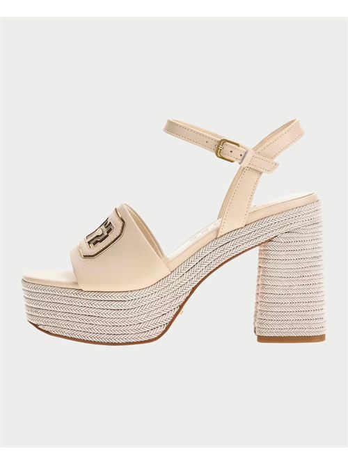 Sandales Guess Formal pour femme en cuir mélangé GUESS | FLJFML-LEA03CREGO